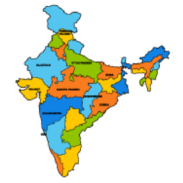 Map showing AISECT's reach across India